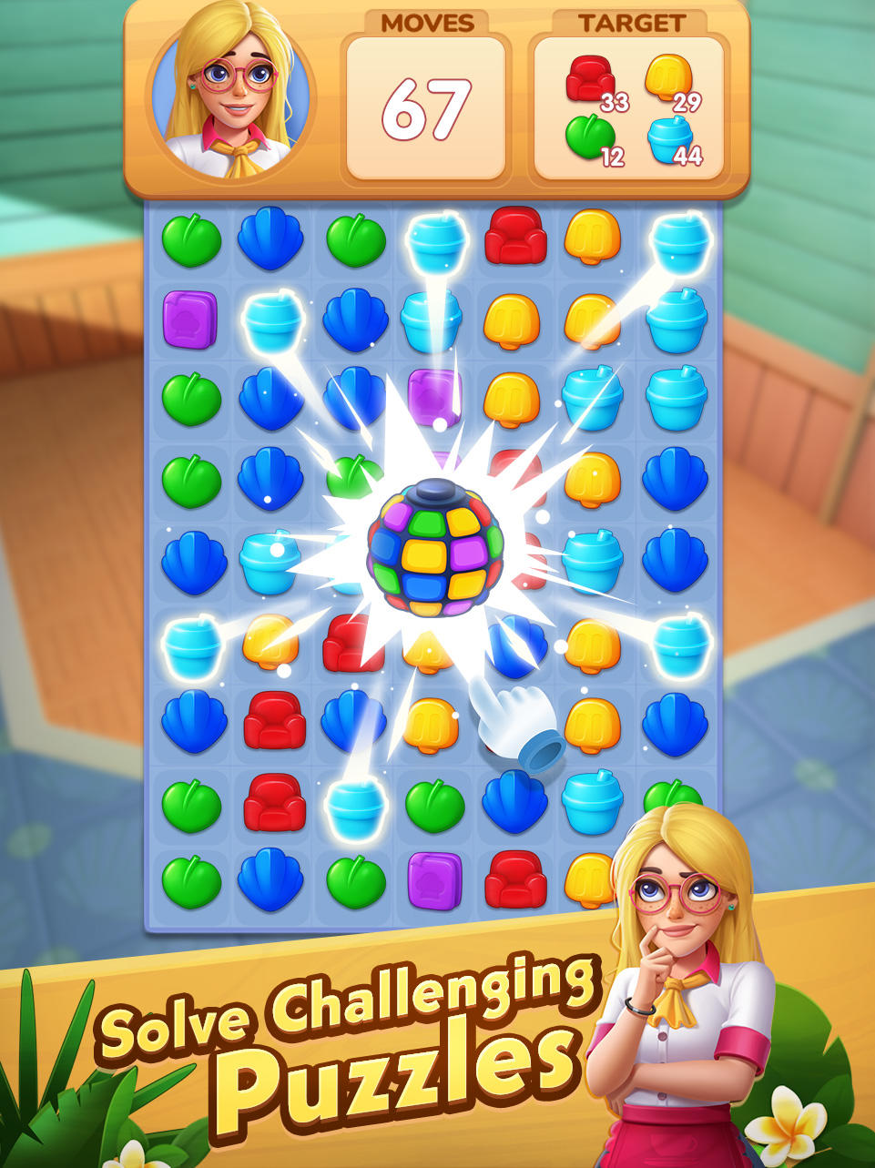 Tropical Heart: Match-3 Puzzle android iOS apk download for free-TapTap