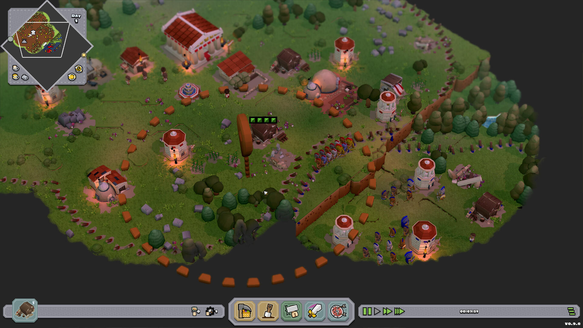 Plebs screenshot game