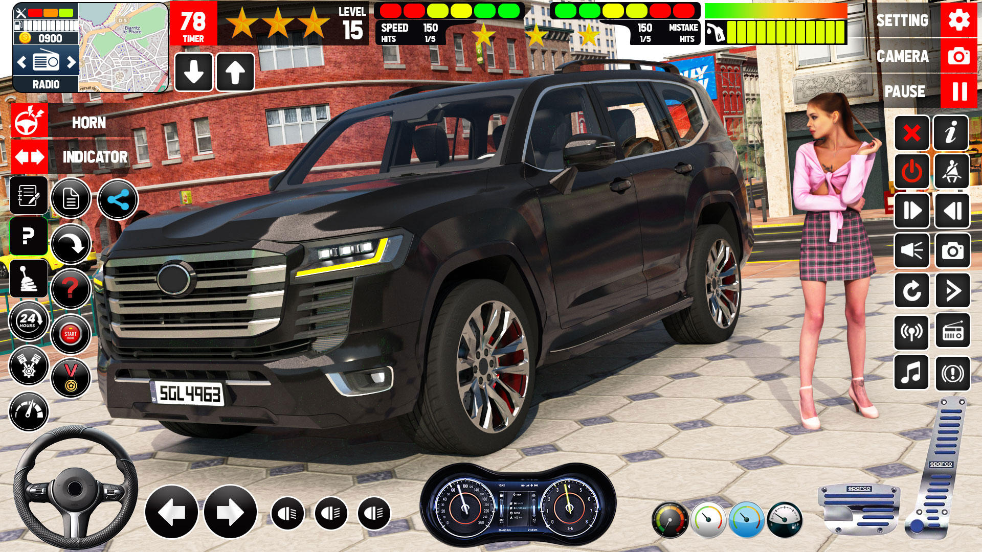 Car driving School Car Parking Game Screenshot