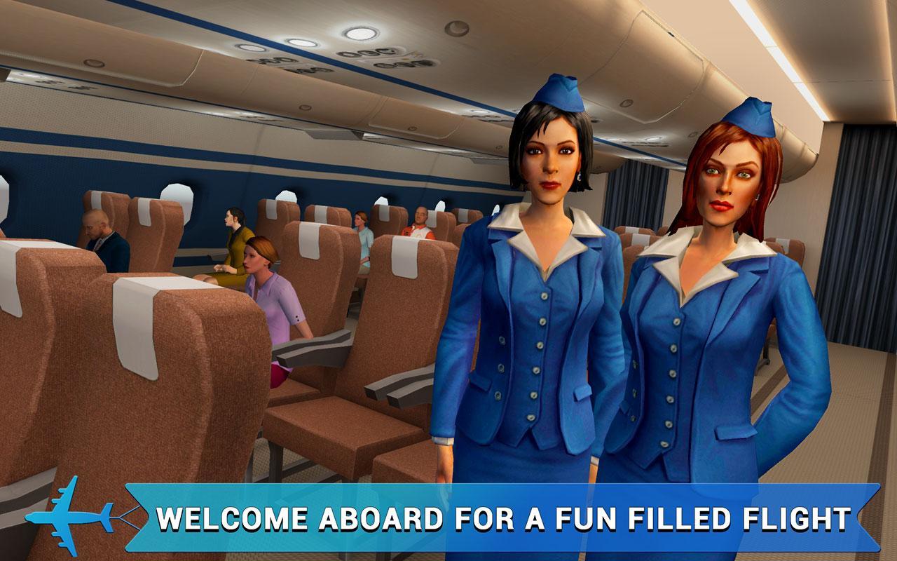 Скриншот игры Airplane Flight Attendant -Car