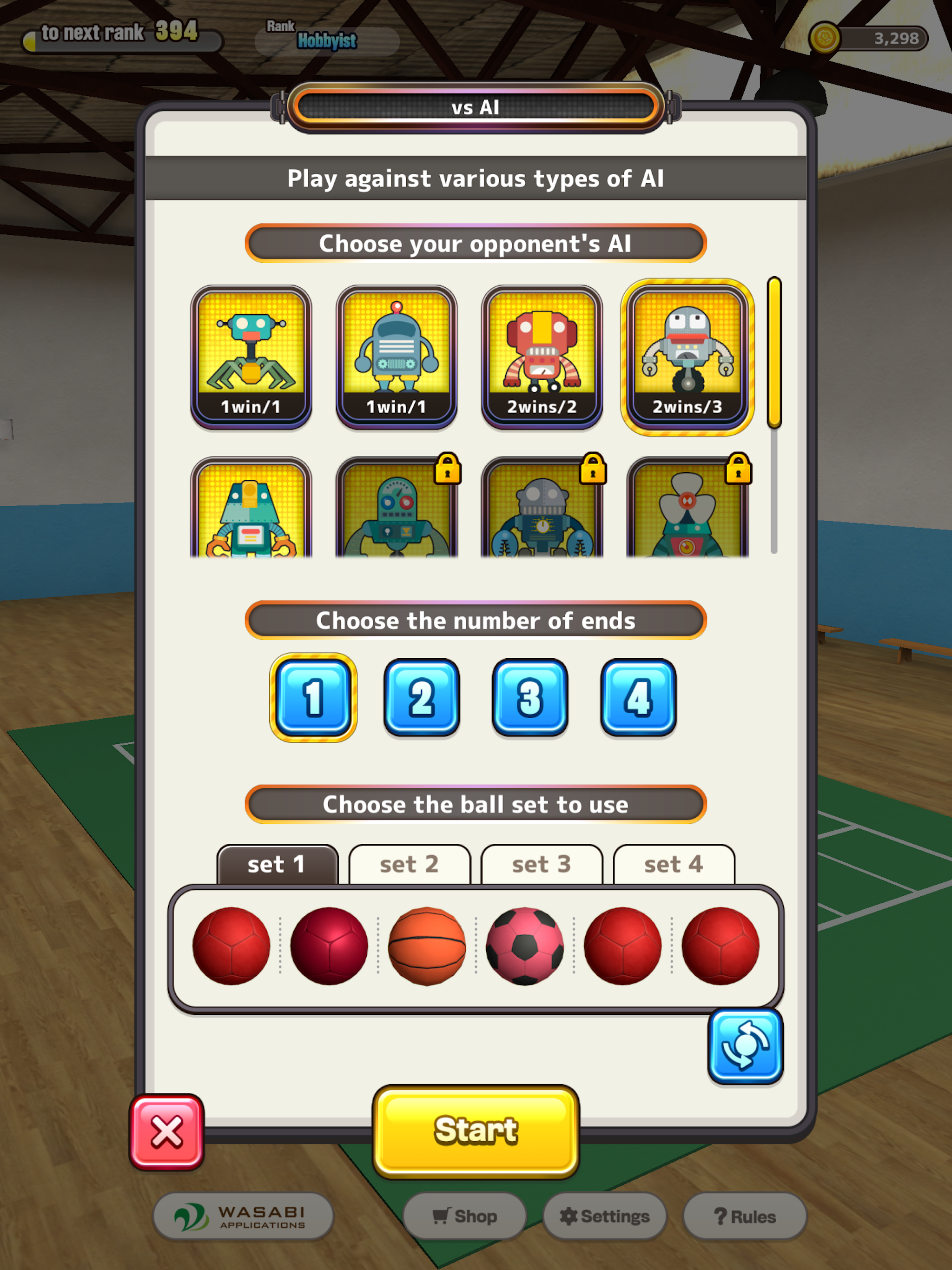 Boccia Battle Game Screenshot