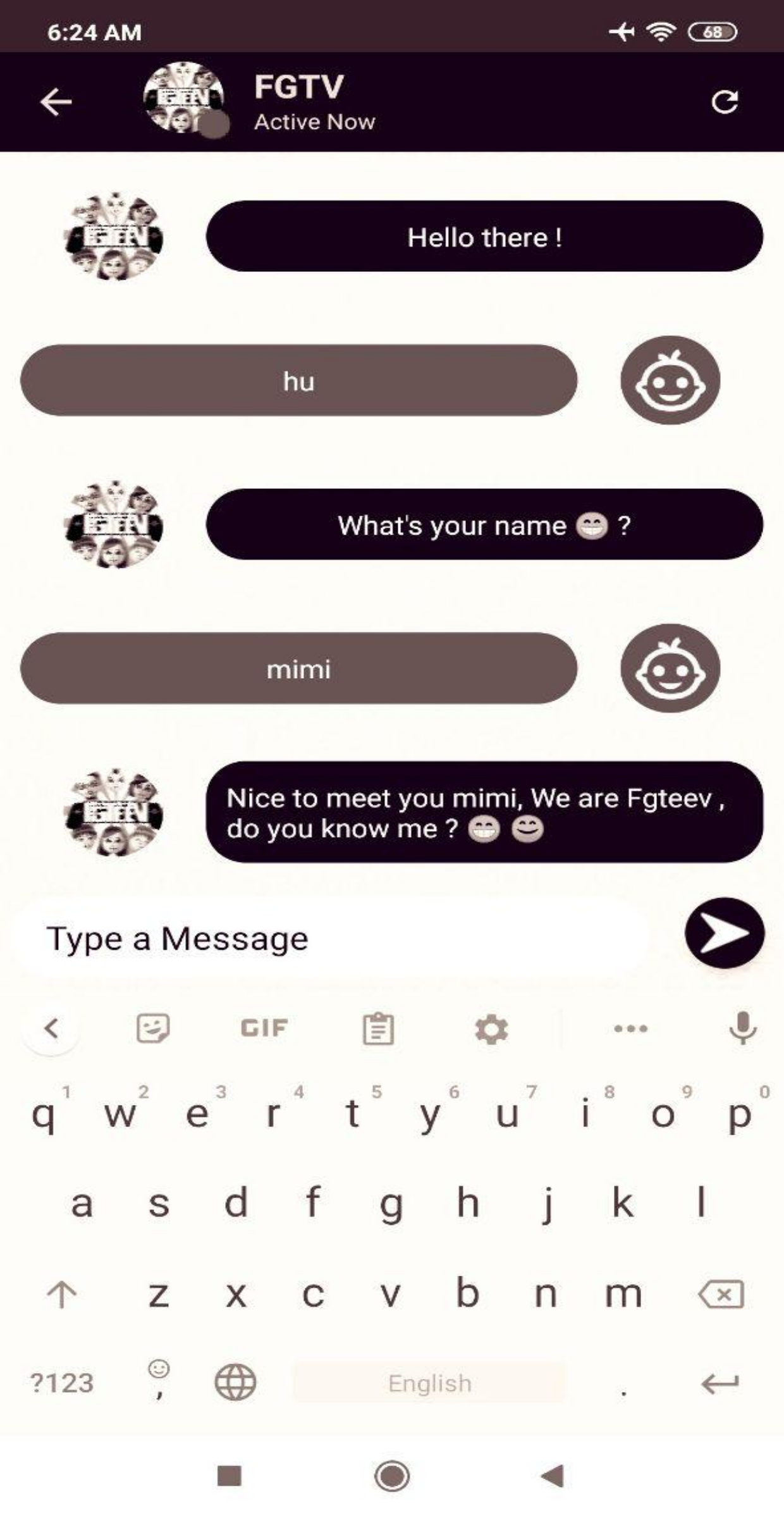 call From FGteev 📞 Chat + video call "Simulation" Game Screenshot