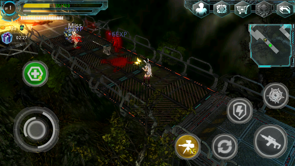 Alien Zone Plus Game Screenshot