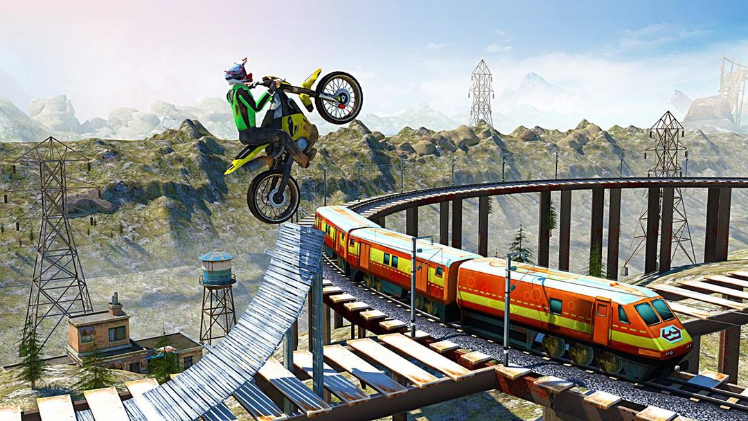 Stunt Bike Hero 게임 스크린 샷
