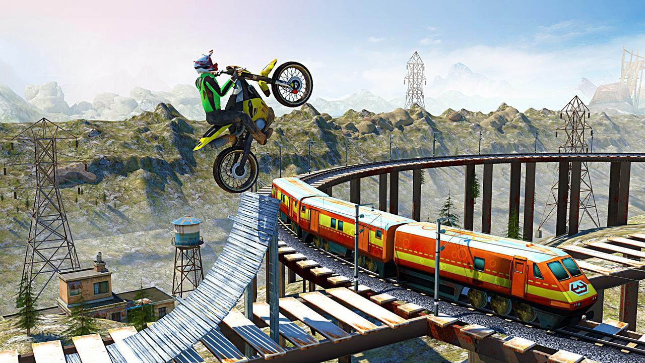 Stunt Bike Hero Game Screenshot