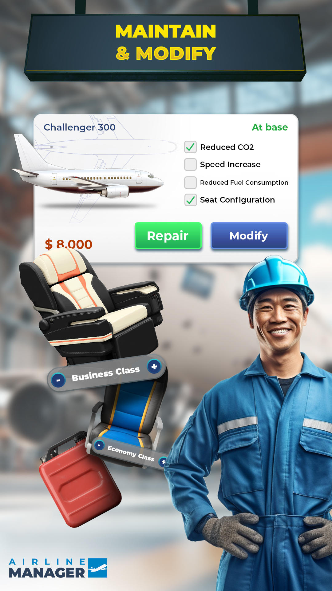 Airline Manager - 2026 Game Screenshot