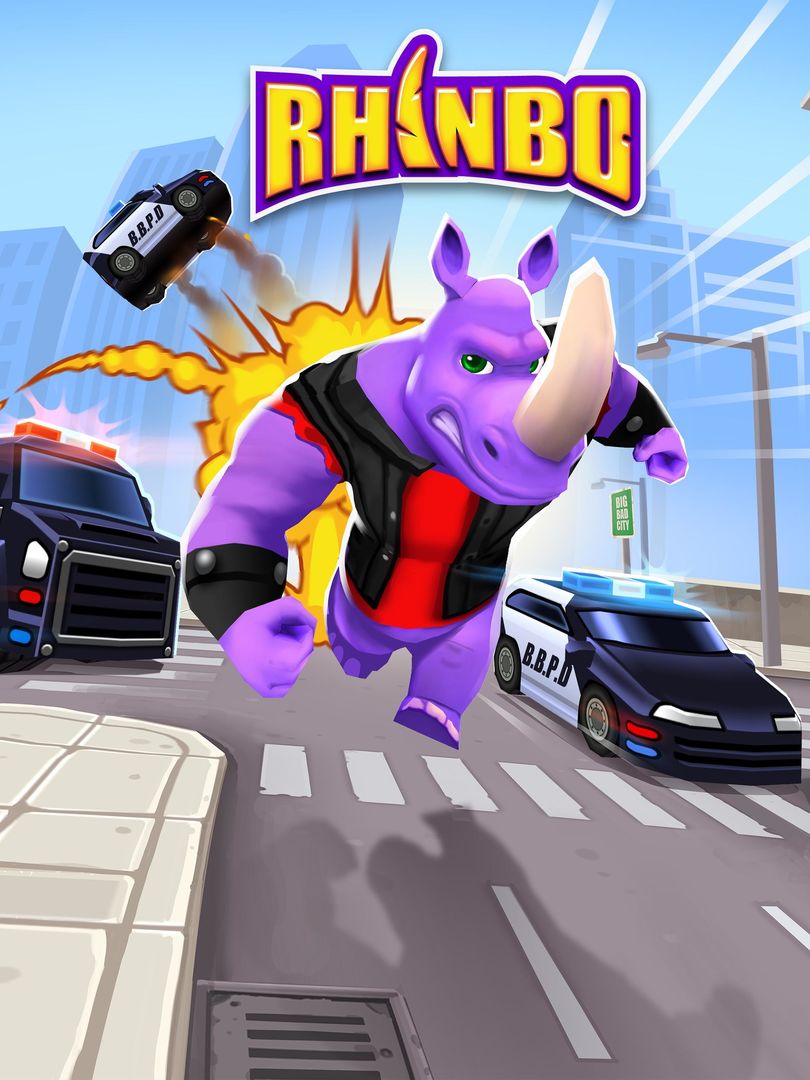 Rhinbo - Arcade Endless Runner 게임 스크린 샷