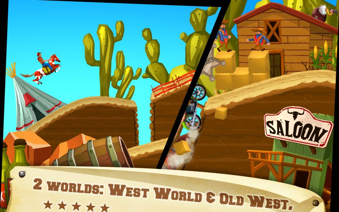 Wild West Race 게임 스크린 샷