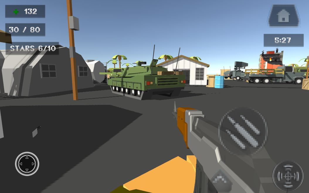 Pixel Smashy War - Gun Craft 게임 스크린 샷