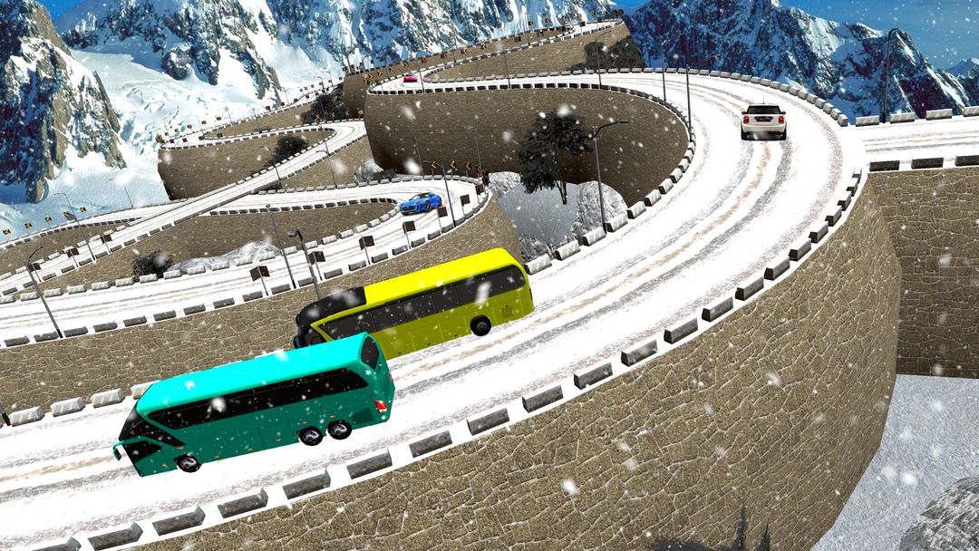 Offroad Tour Bus Driver Coach Bus Simulator 게임 스크린 샷