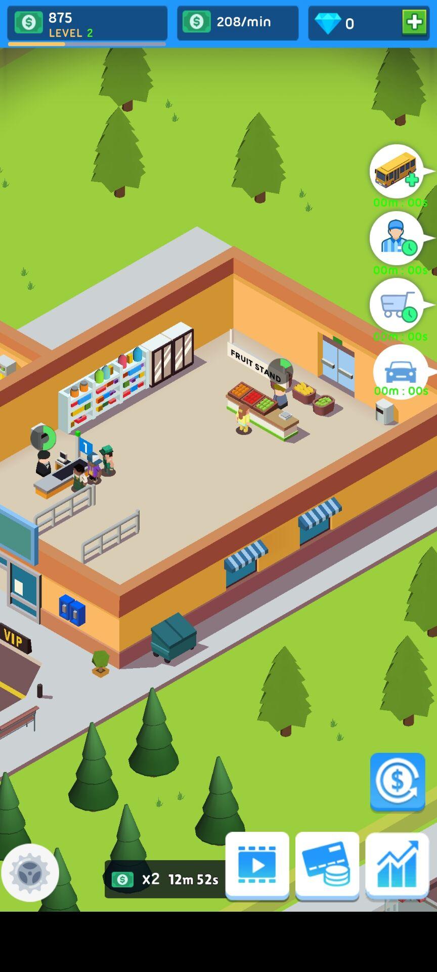 Idle Mini Market Tycoon Game Game Screenshot