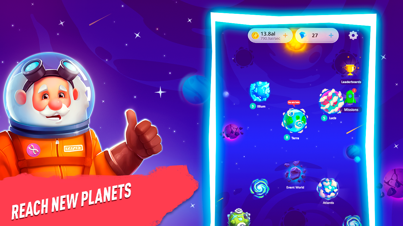 Human Evolution Clicker Game Screenshot