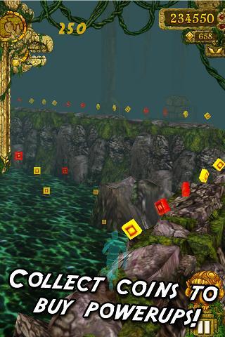 Temple Runのキャプチャ