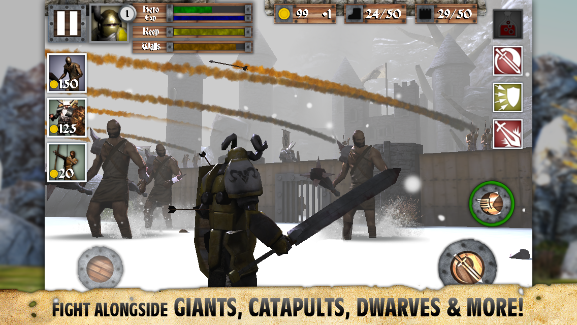Heroes and Castles Game Screenshot