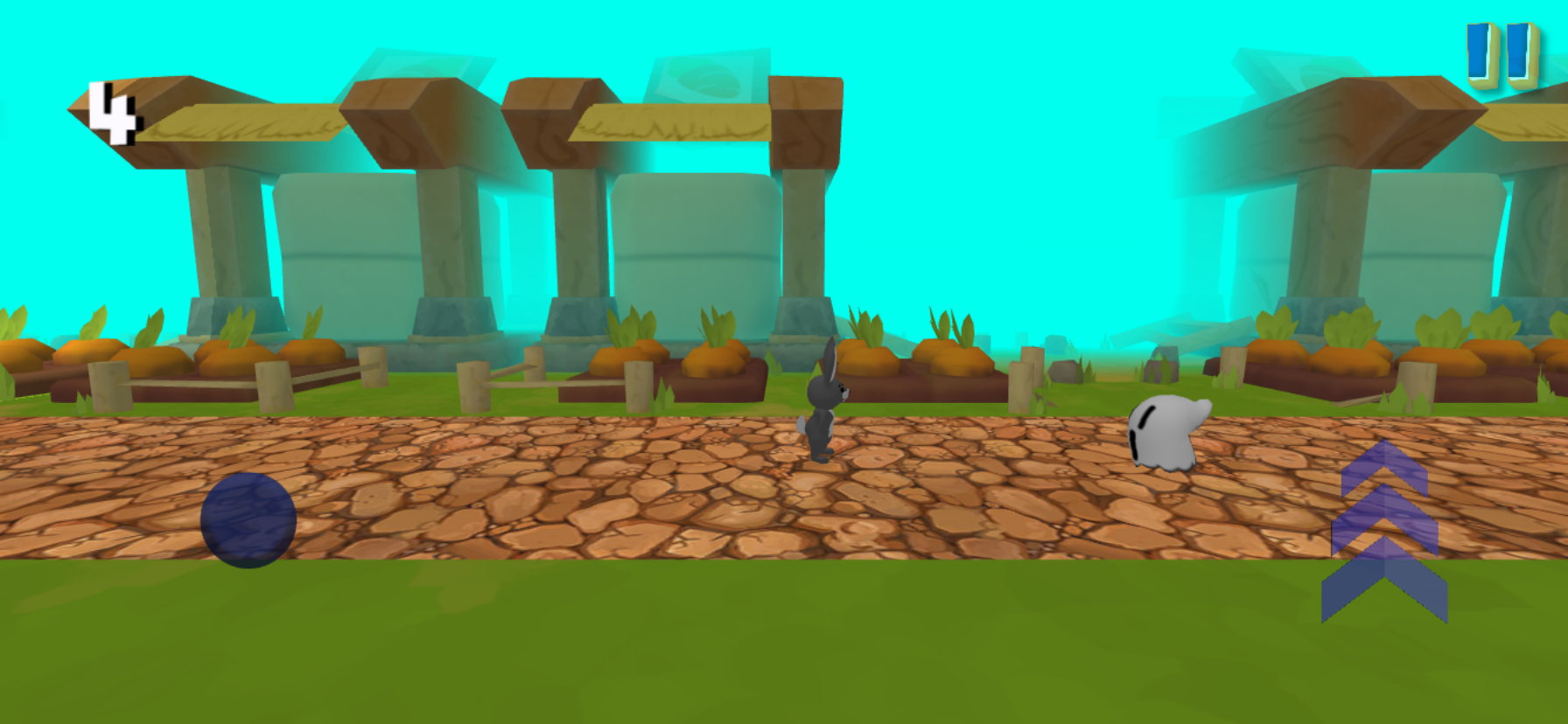 Super Rabbit Adventure Game Screenshot