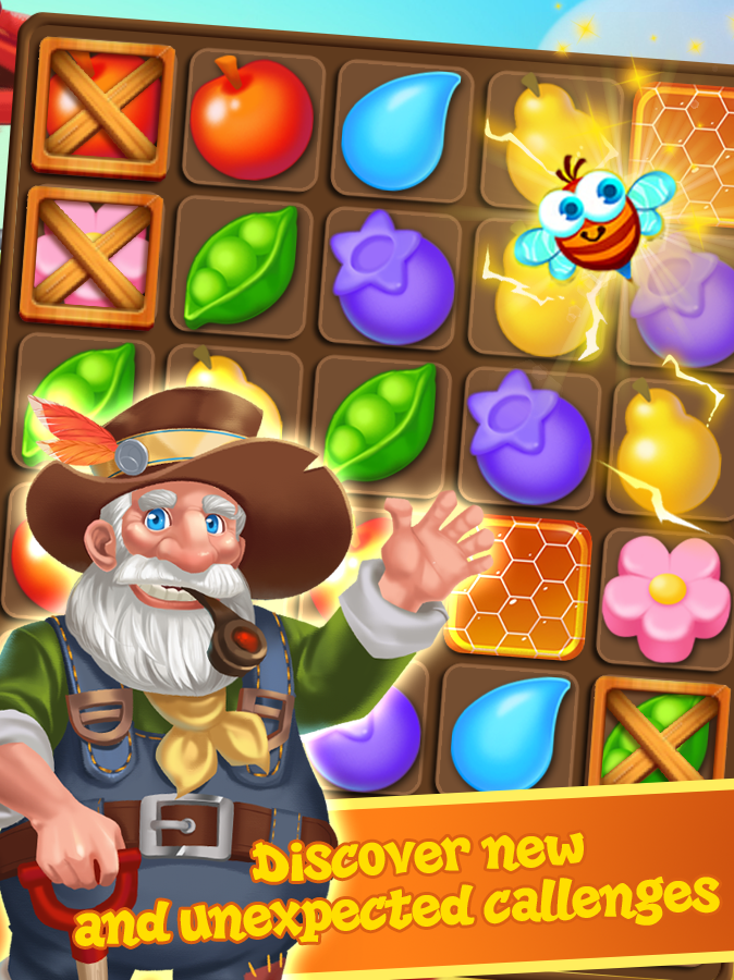 Farm Time Match 3 ภาพหน้าจอเกม