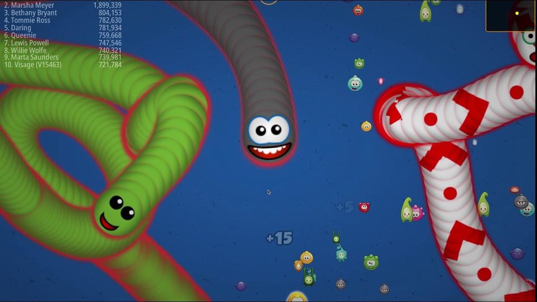 Screenshot of Snake Zone: Worm Mate Zone Crawl Cacing.io 2020