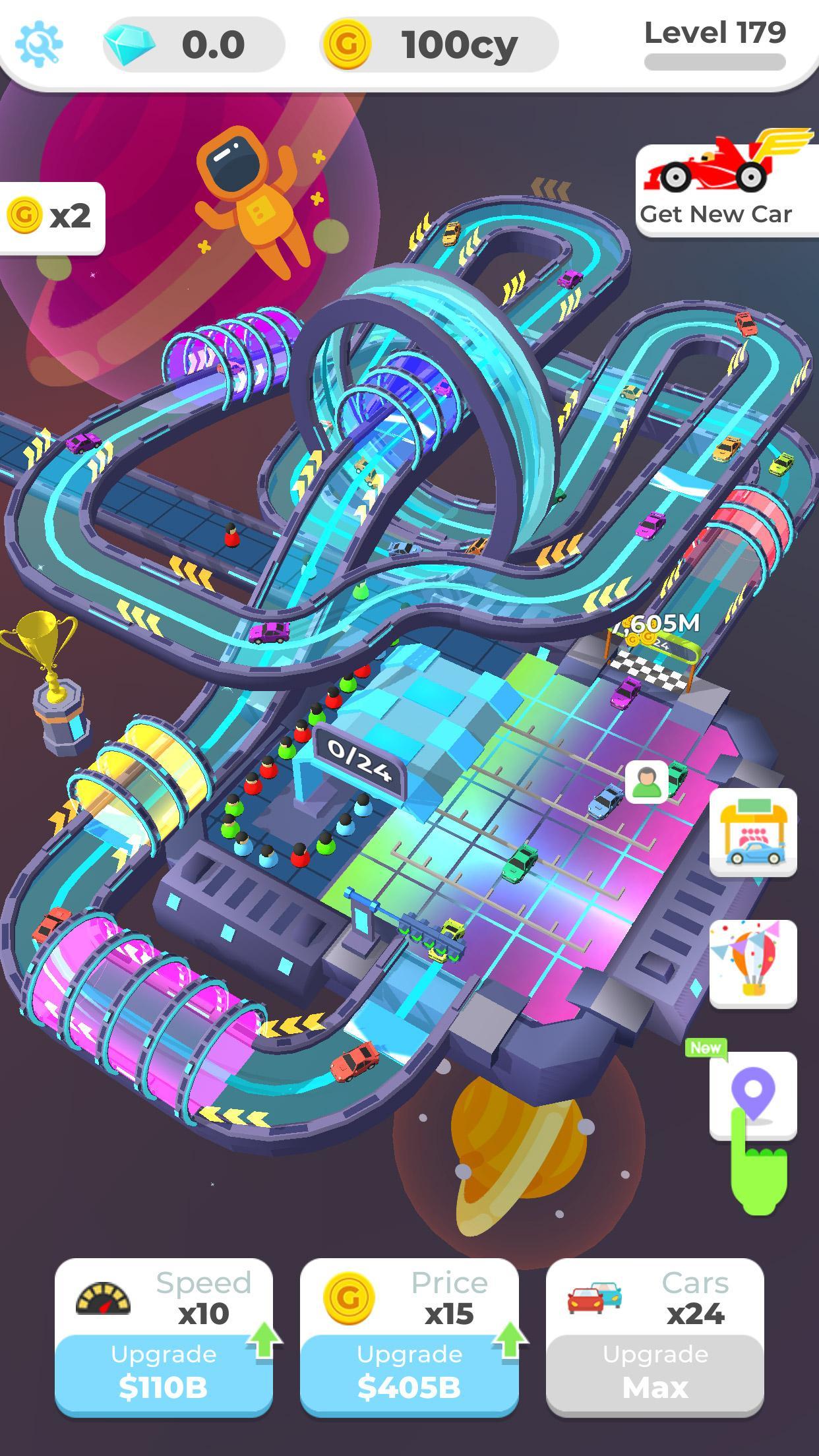 Screenshot of Idle Racing Tycoon-Car Games