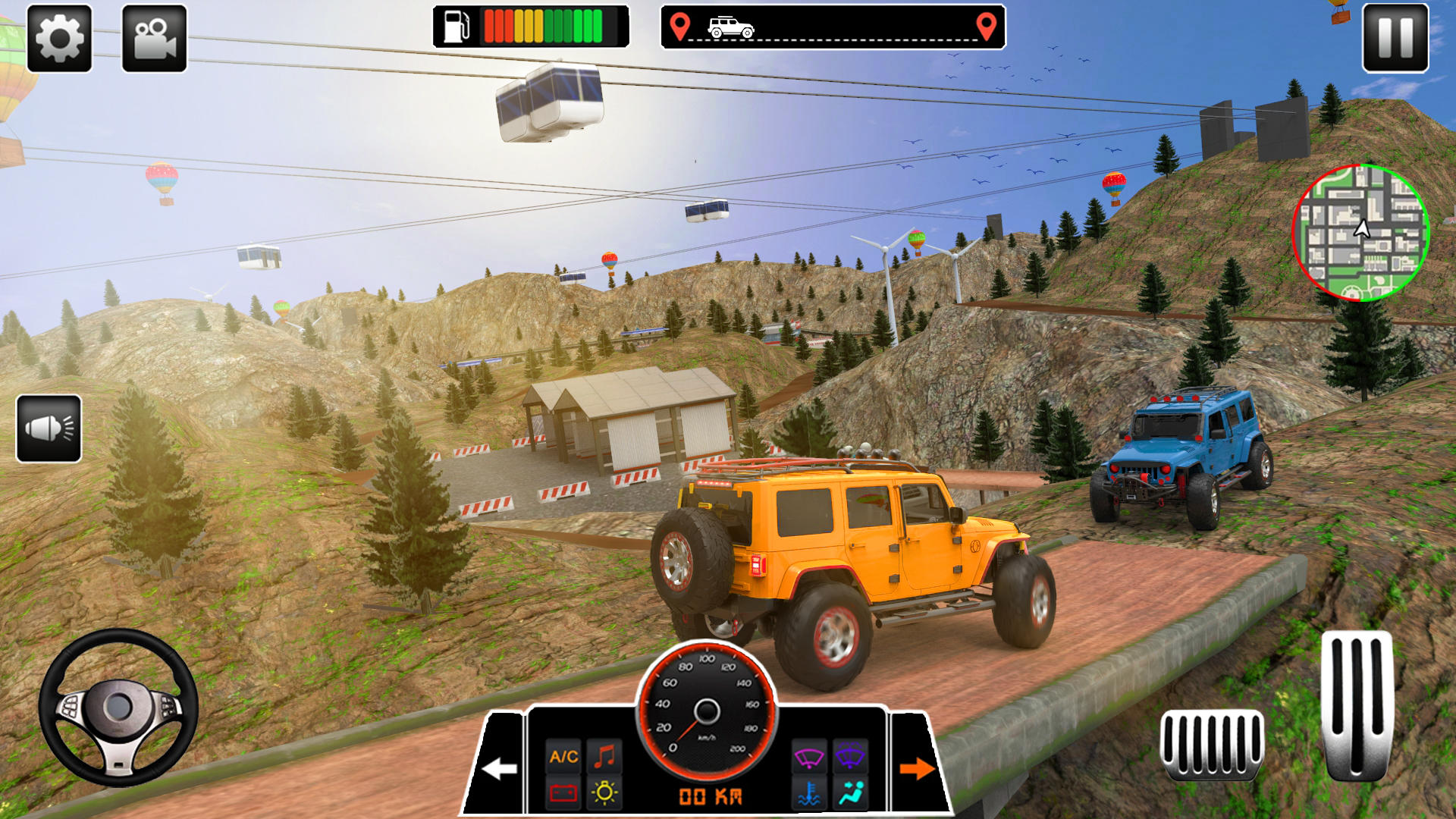 Offroad Driving 4x4 Jeep Games Game Screenshot