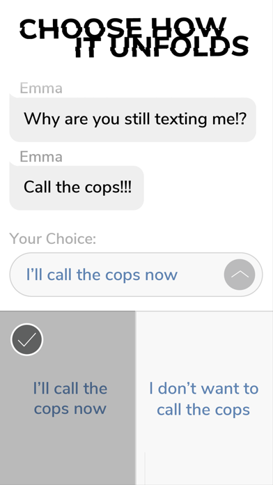 Cliffhanger - Chat Stories Game Screenshot