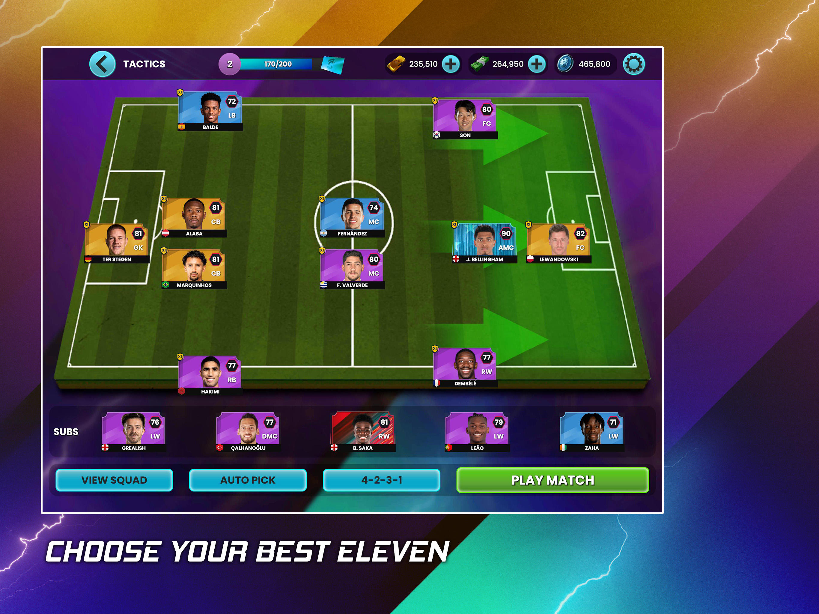Screenshot of Champions Elite Football: BETA