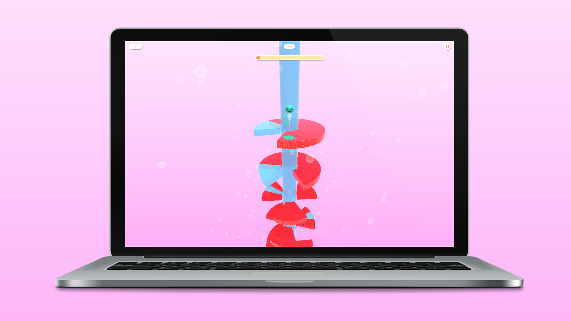 Fruit Helix Frenzy ภาพหน้าจอเกม