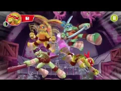 Screenshot of the video of TMNT: Half-Shell Heroes