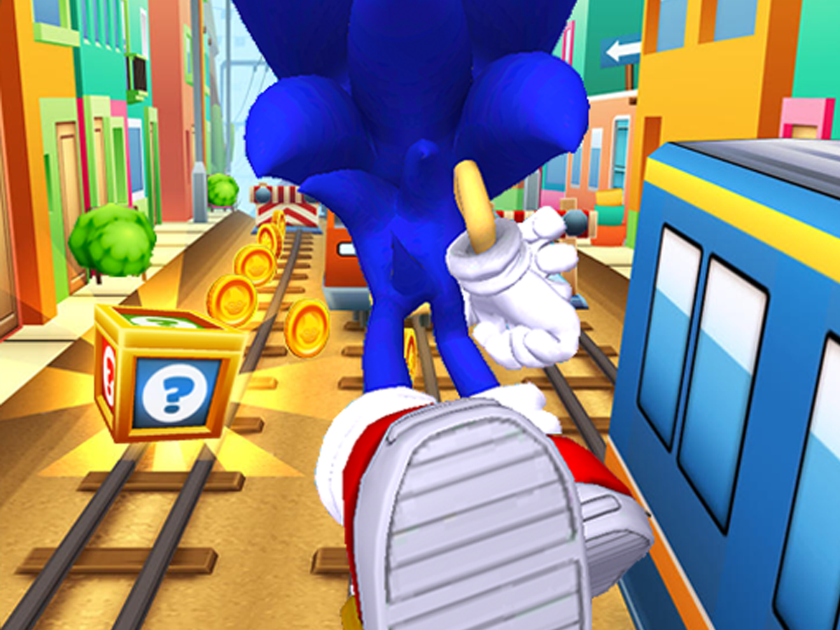 Subway Sonic Surf Run Game Screenshot