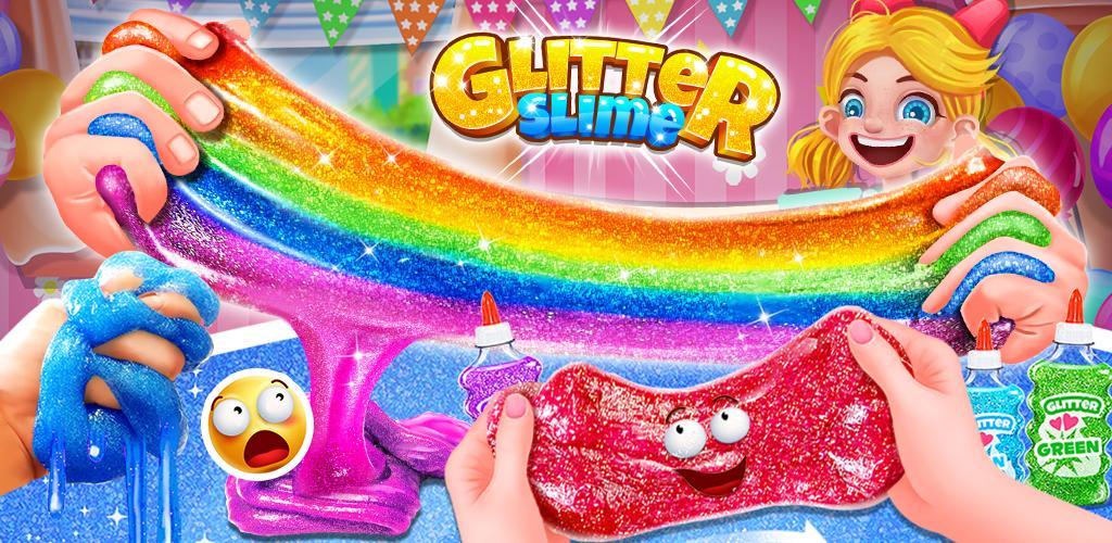 Banner of Glitter Slime Maker - Crazy Slime Fun 2.3