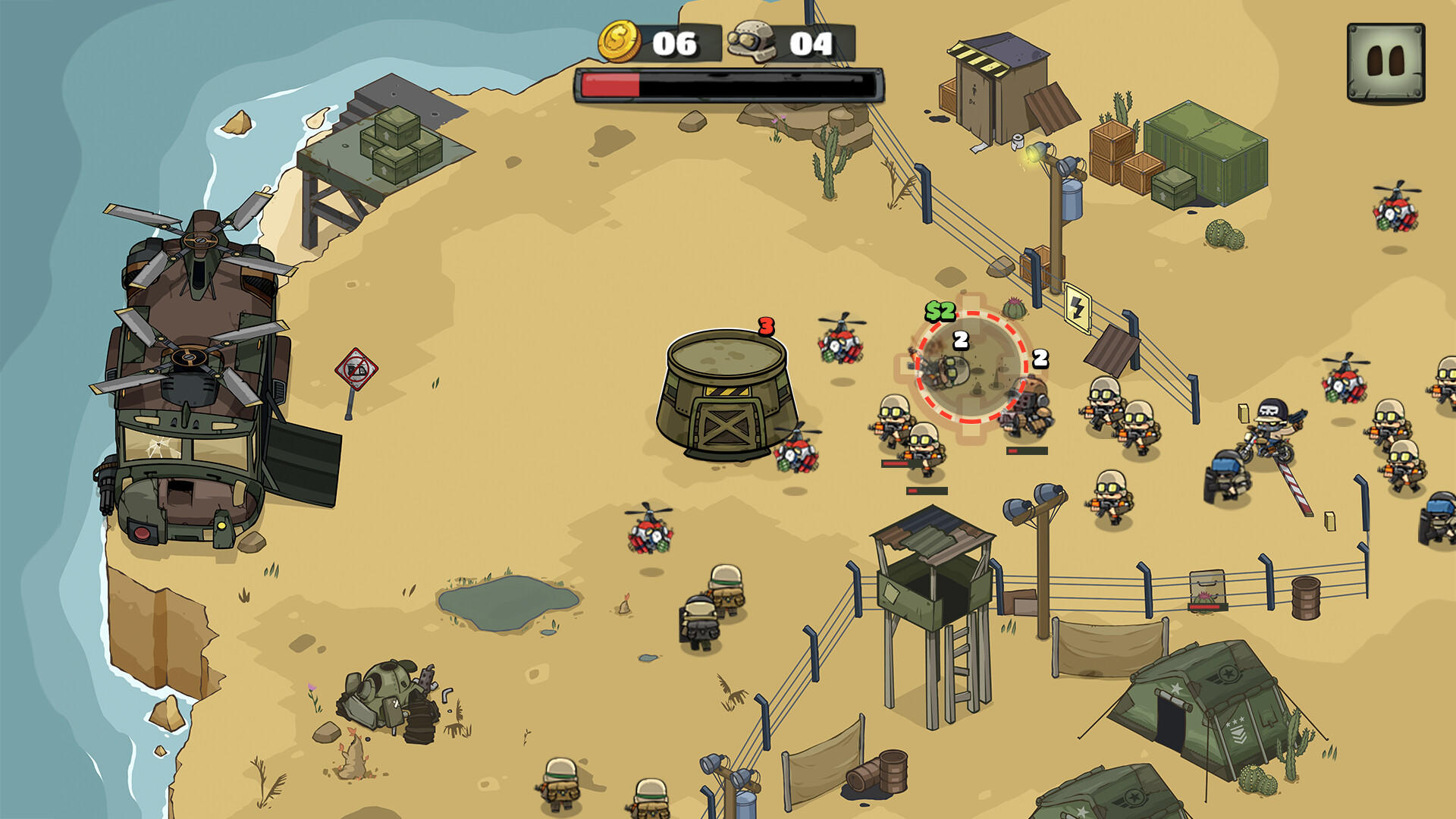 Metal Soldiers: Incremental Defense ภาพหน้าจอเกม