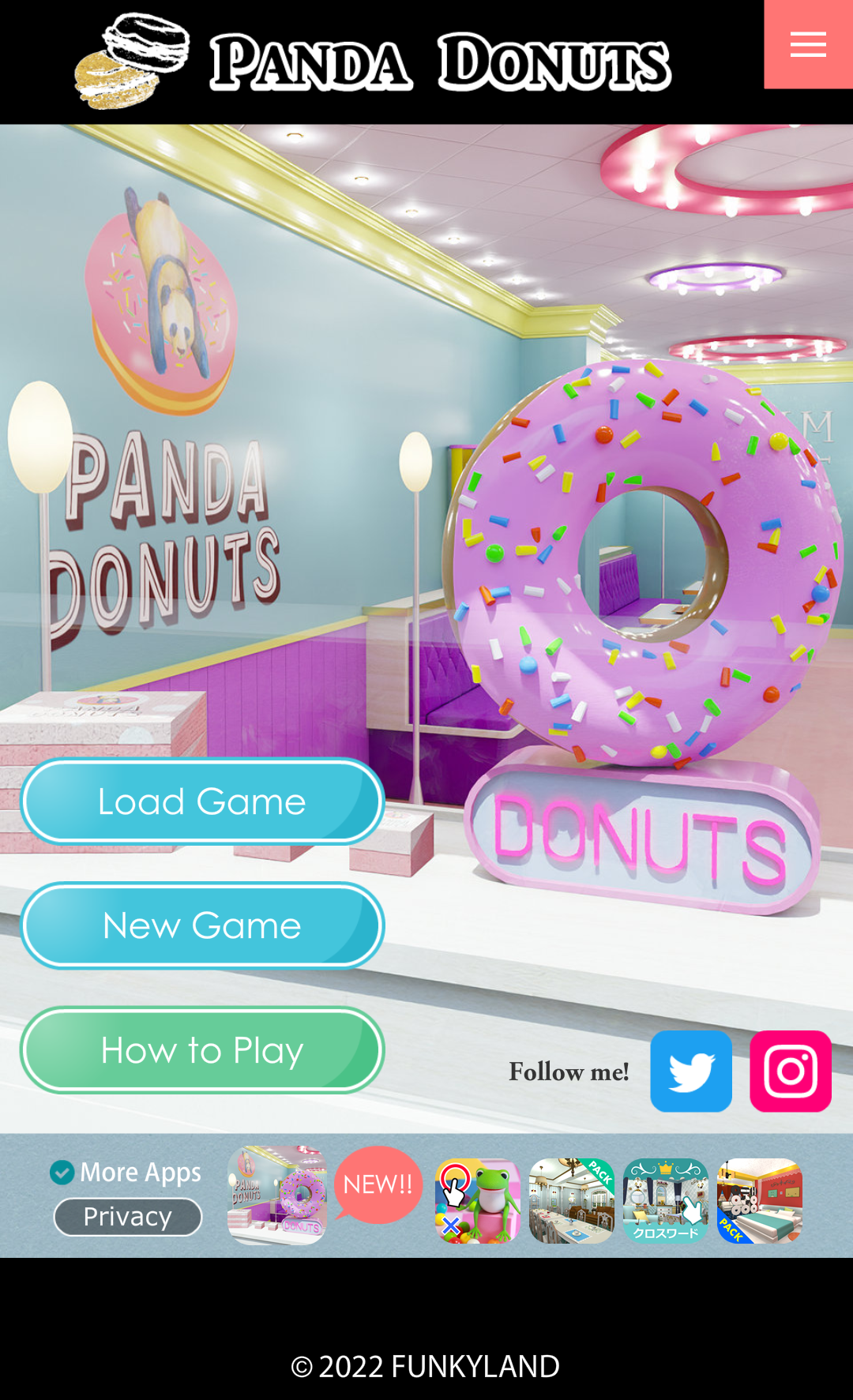 Escape the Panda Donuts Game Screenshot
