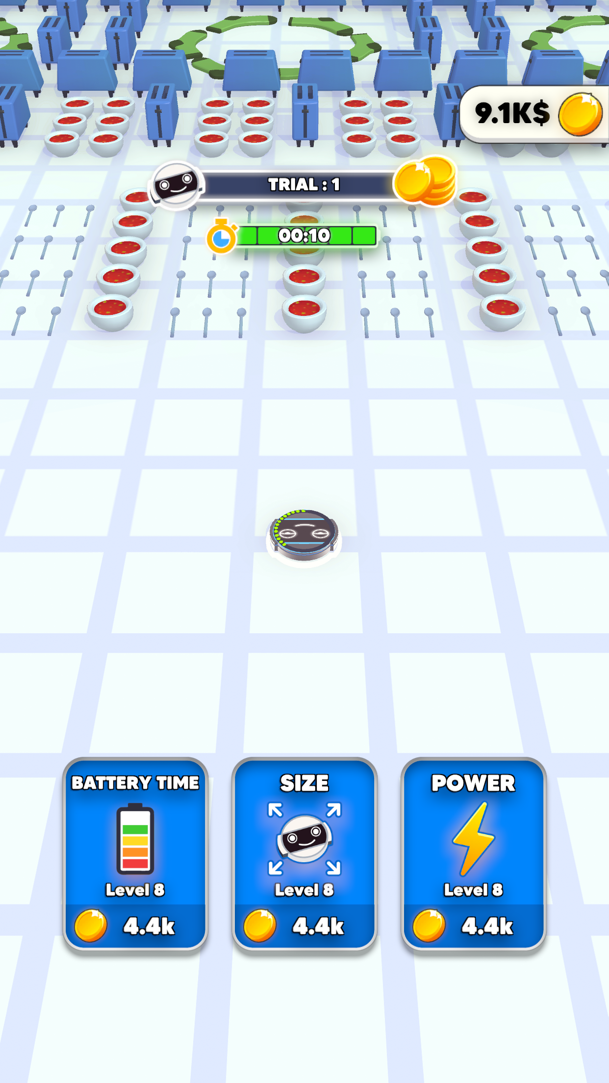 Sweeper Bot Game Screenshot