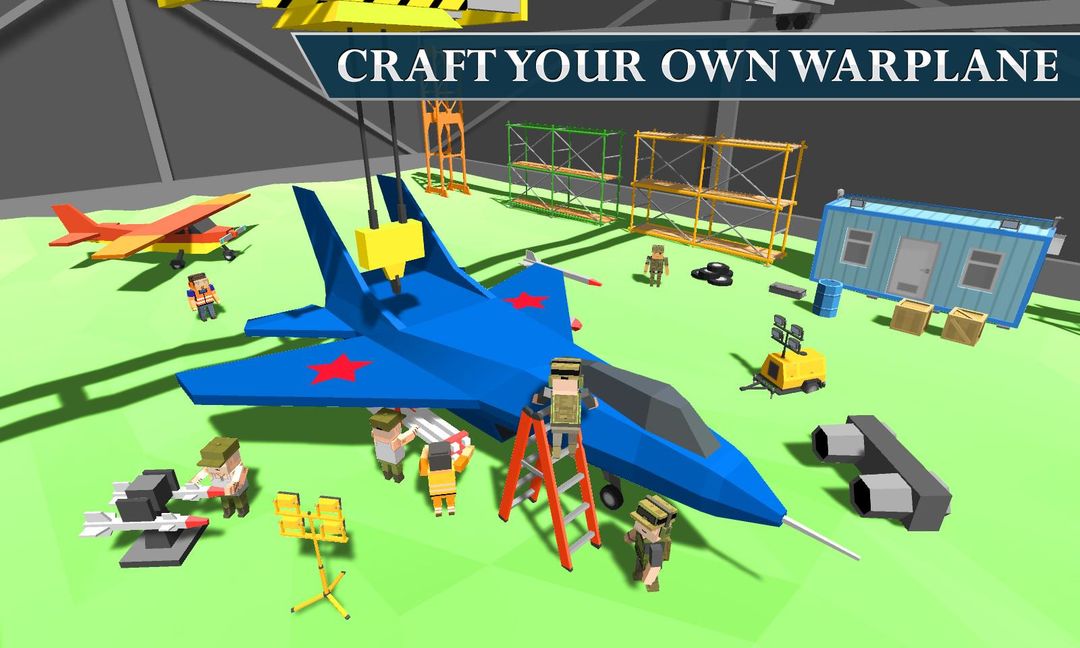 Warplane Craft: Air Jet Fighter Sim Naval Ships 3D ภาพหน้าจอเกม