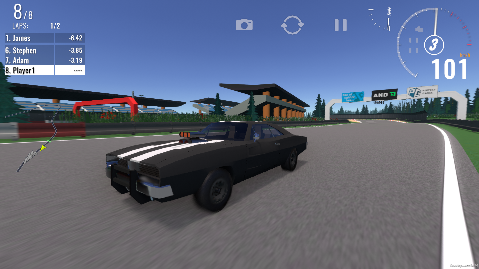 First Racer Game Screenshot