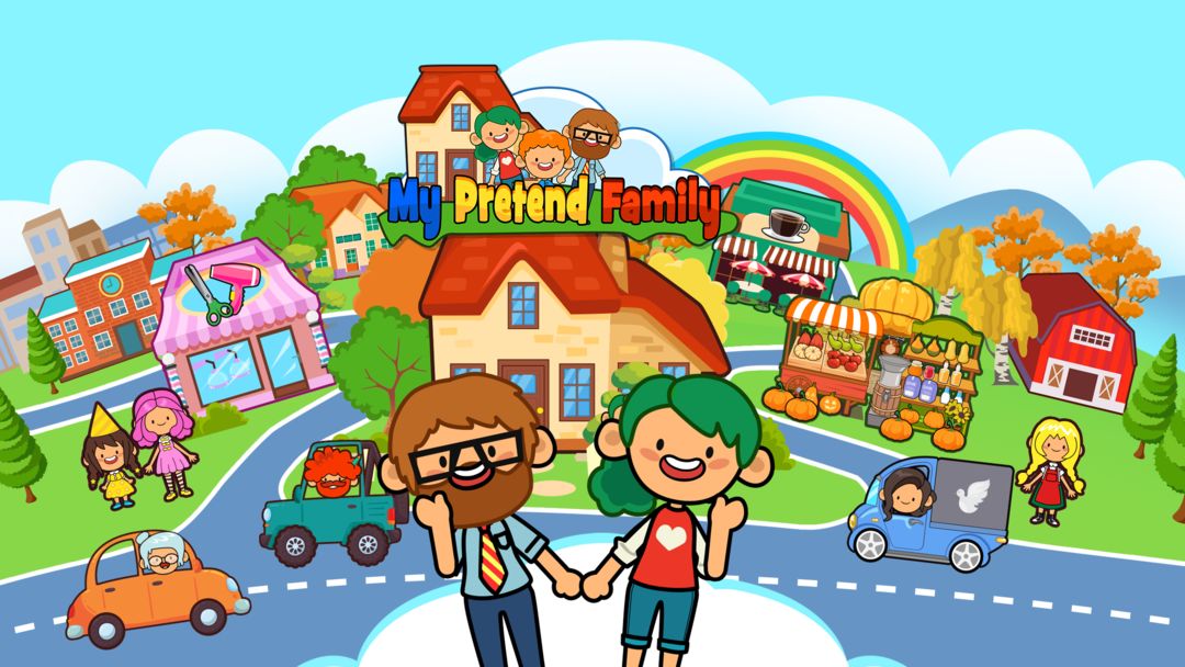 Screenshot of My Pretend Home & Family Town
