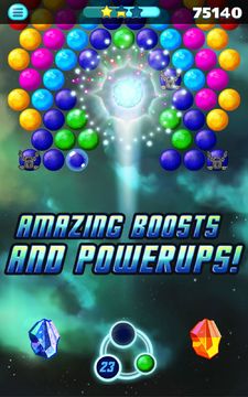 Supernova Bubble Puzzle Game Screenshot