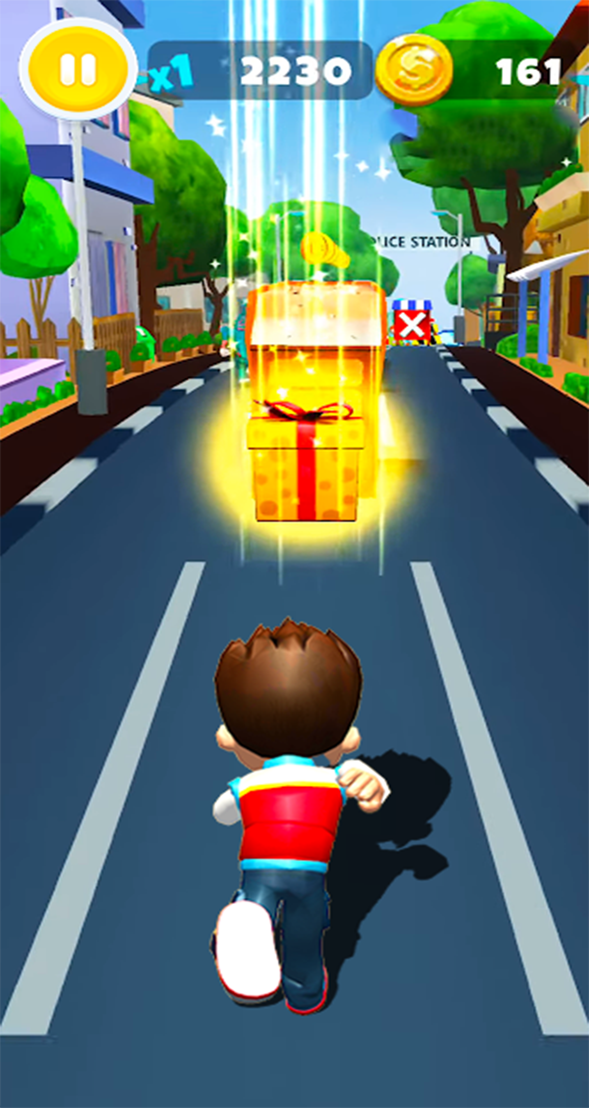 Puppy Patrol Subway Paw Run Game Screenshot