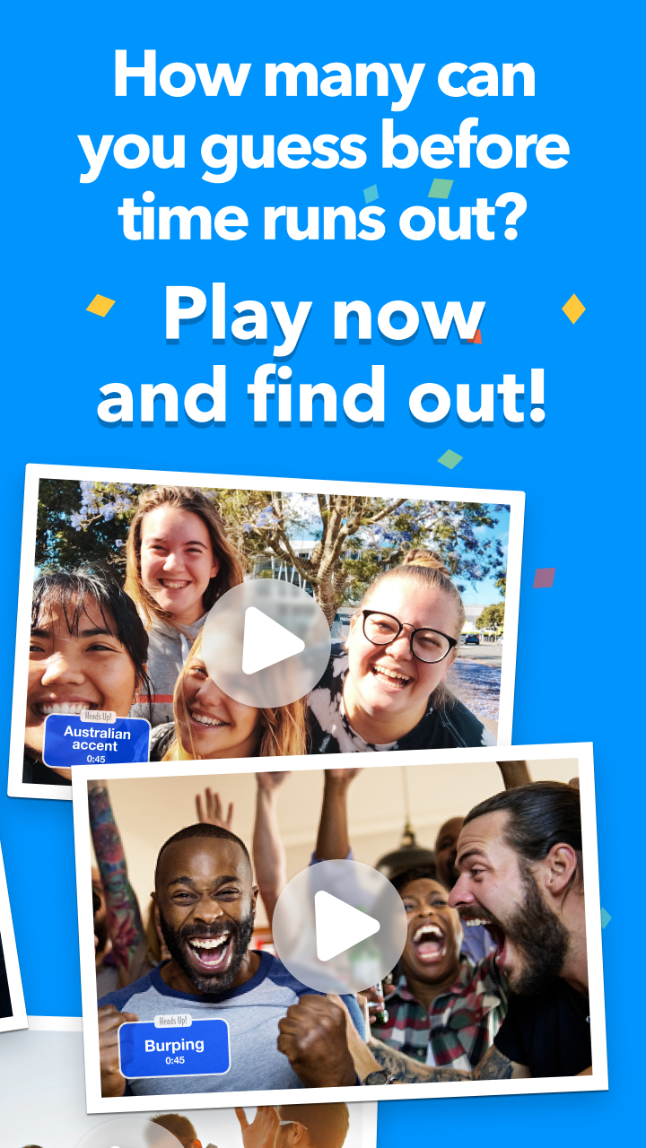 Heads Up! Game Screenshot