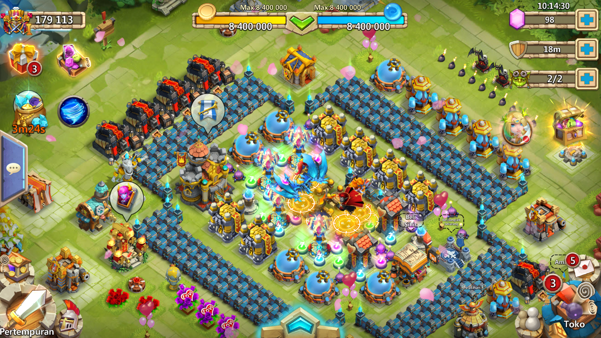 Ảnh chụp màn hình Castle Clash: Regu Royale