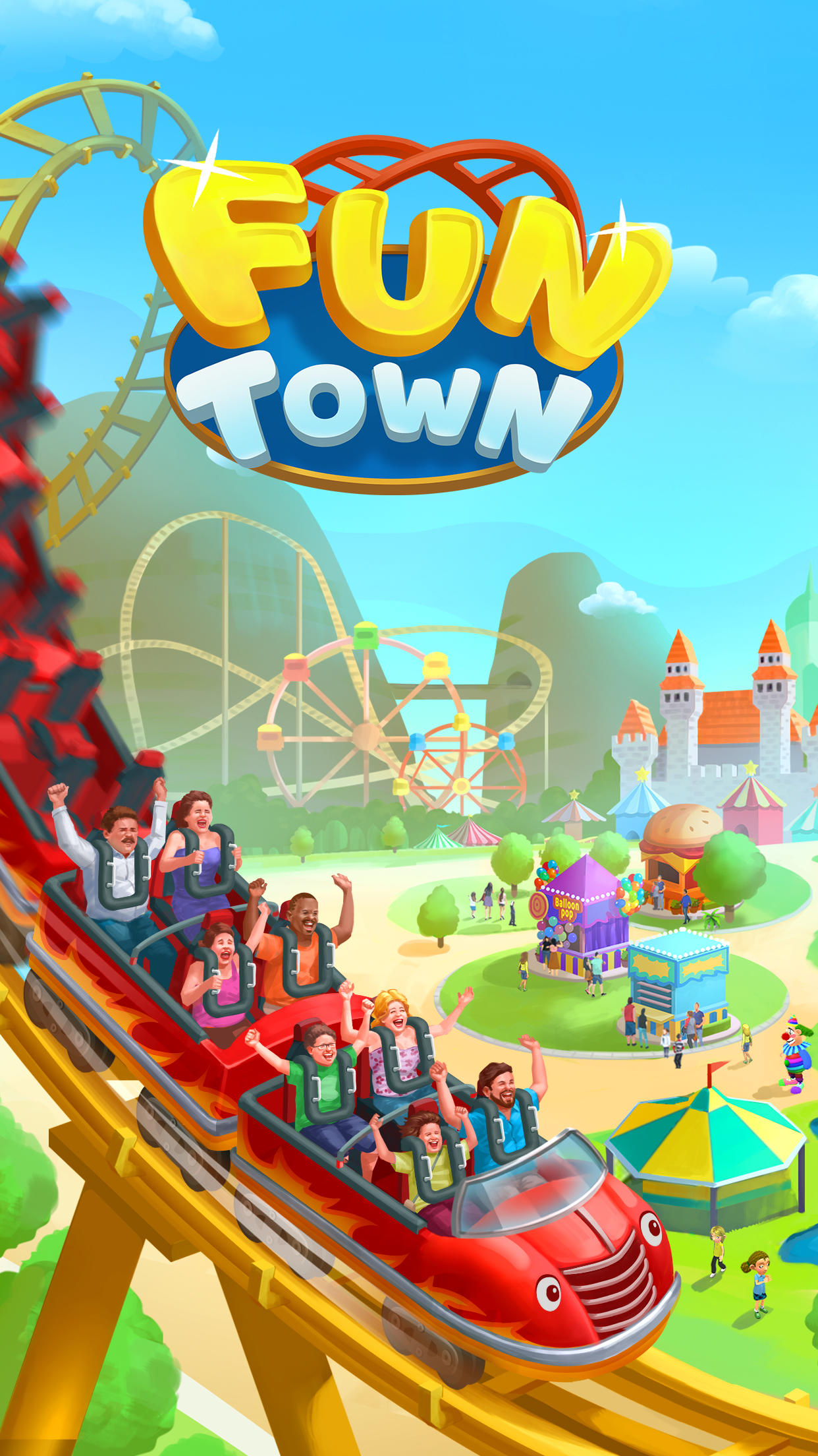 Funtown: マッチ3パズル オフラインゲームのキャプチャ