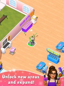 Bella's Beauty Saloon Game Screenshot