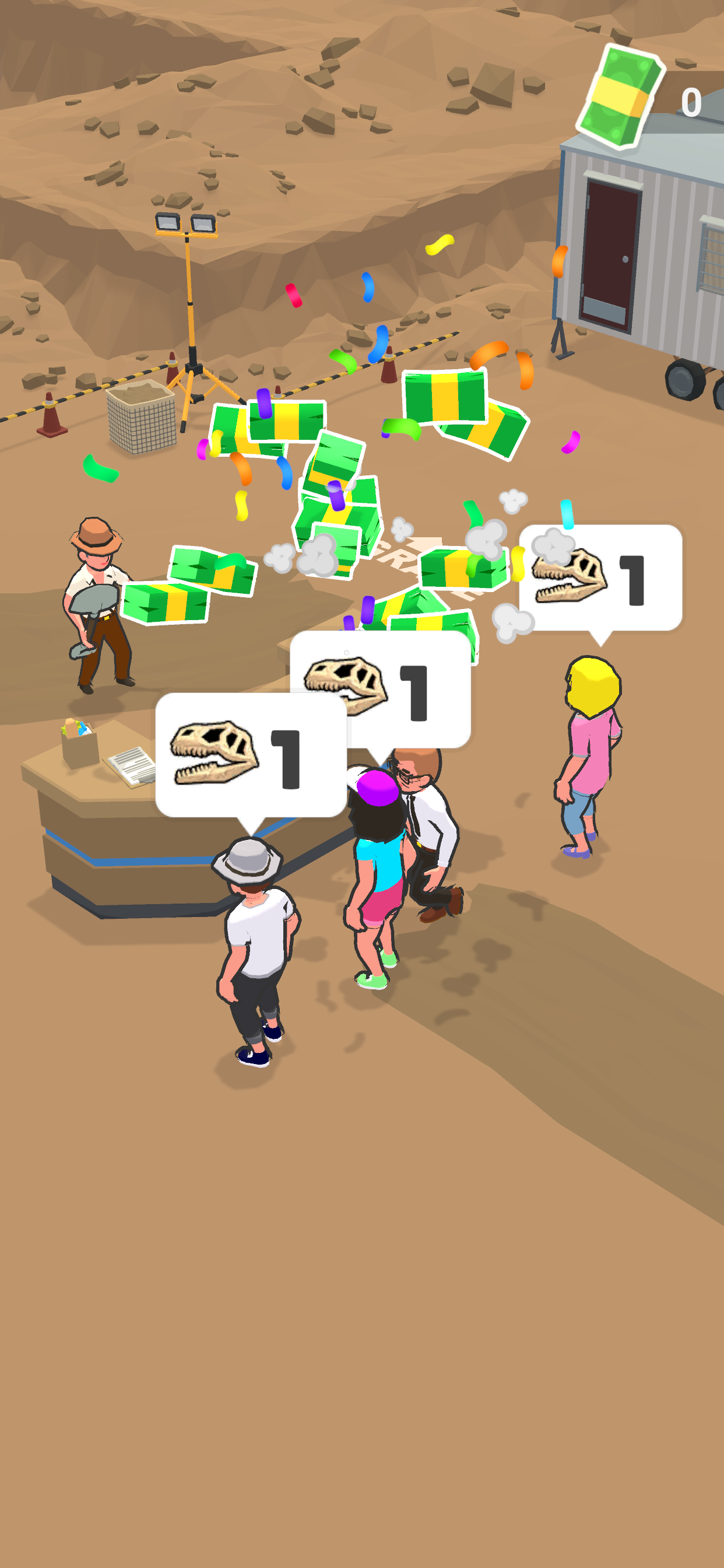 Dino Dig Tycoon Game Screenshot