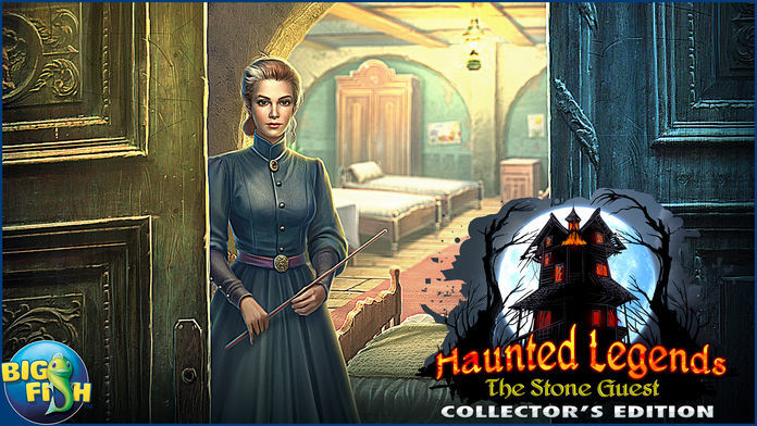 Haunted Legends: The Stone Guest - A Hidden Objects Detective Game (Full) 게임 스크린 샷
