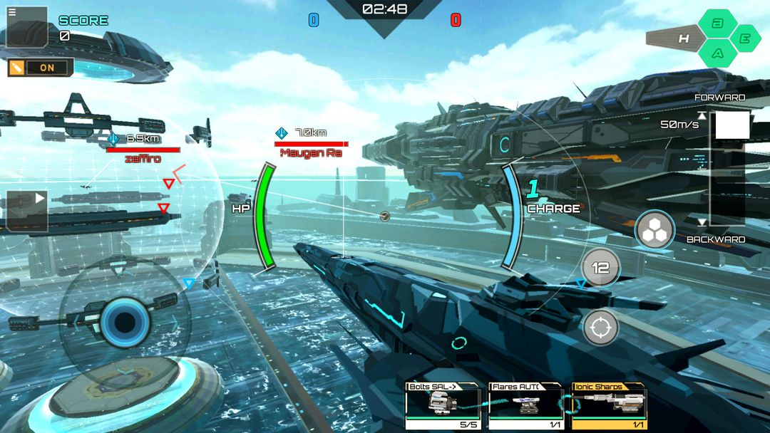 Iron Space: Real-time Spaceship Team Battles ภาพหน้าจอเกม