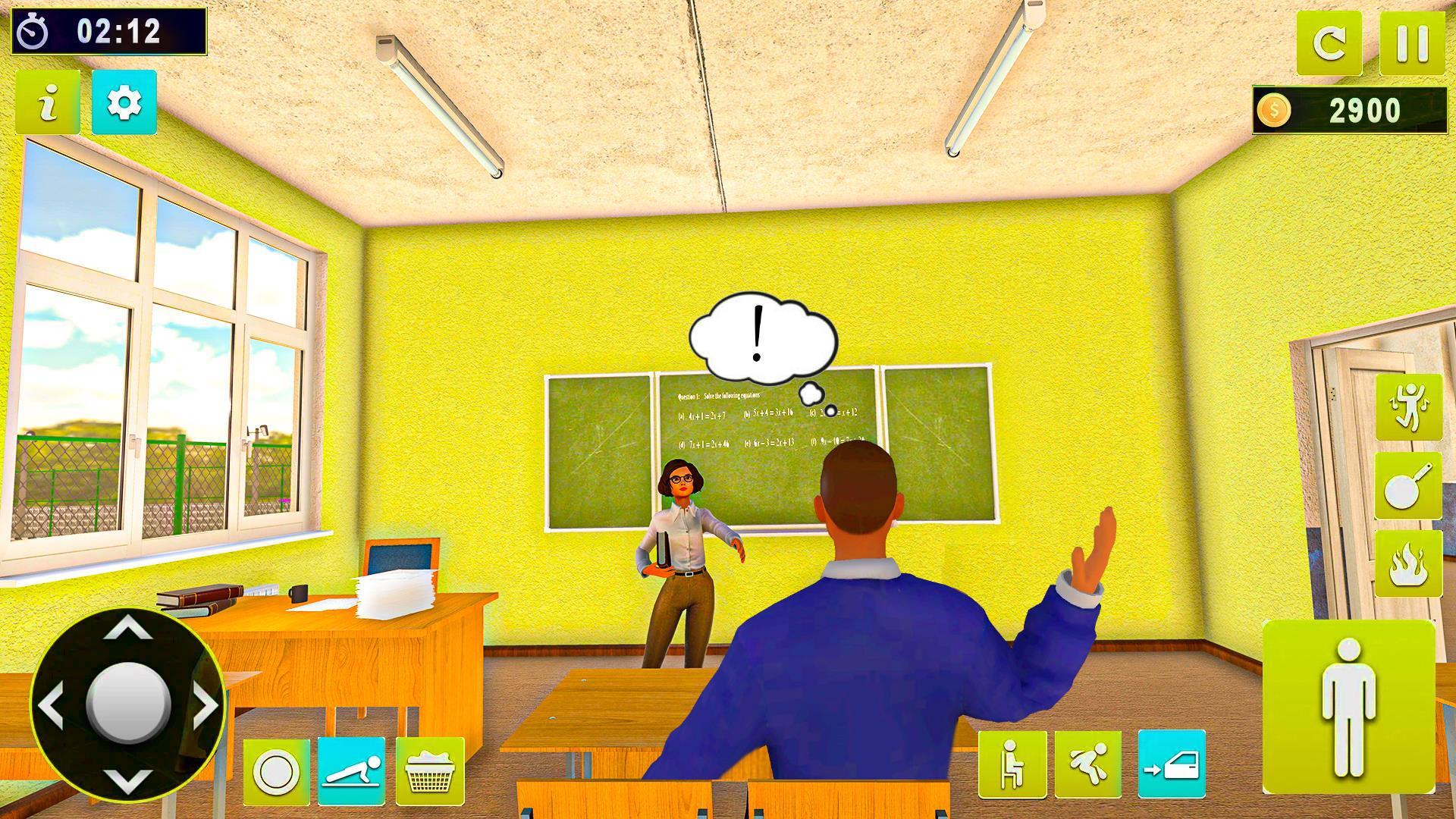 Jogo 3D de professor de anime para escola secundária - divertido jogo de  simulador de anime para meninas::Appstore for Android