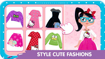 Captura de Tela do Jogo Salão de Unhas da Hello Kitty