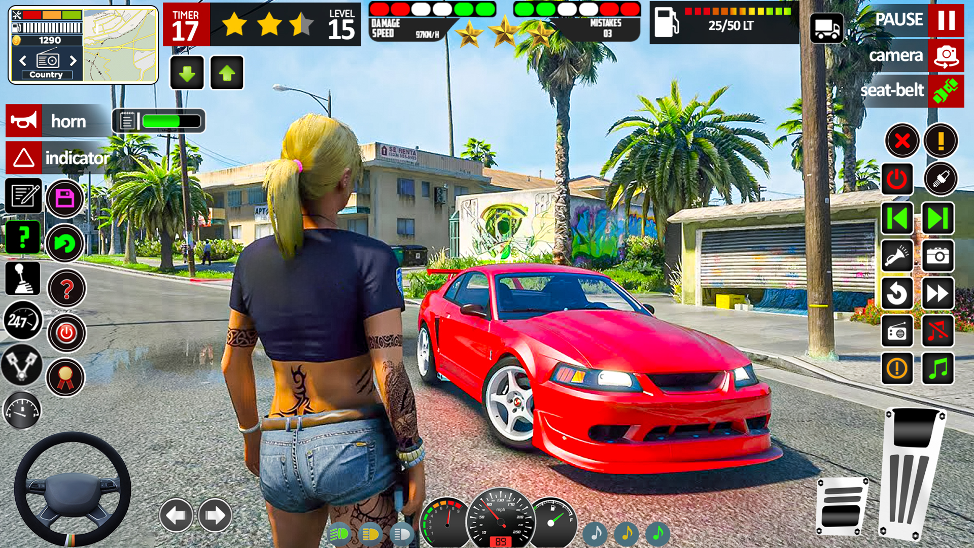 Driving School Game: City Car Game Screenshot