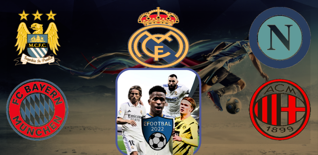 Banner of eFootbal 2022 clue: soccer Mod 