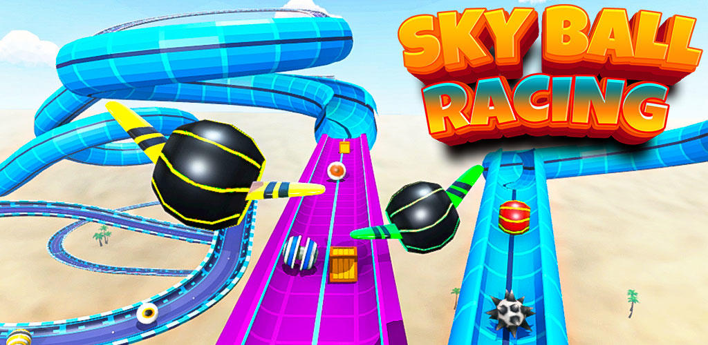 Jogo de bola rolante Sky Going 3D versão móvel andróide iOS apk