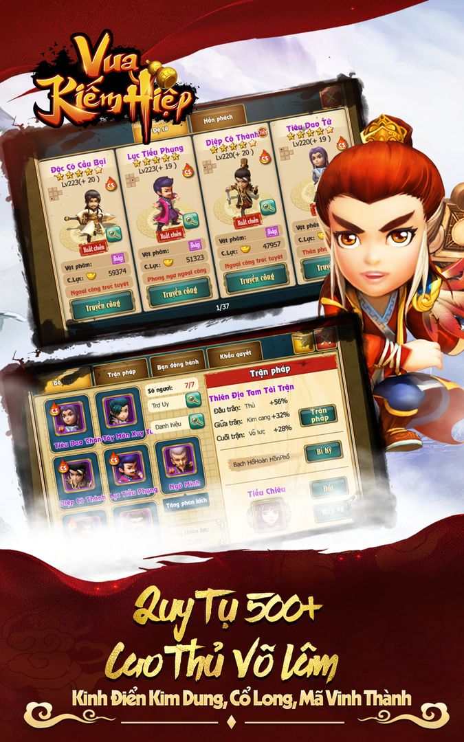 Vua Kiếm Hiệp - Tân Chưởng Môn Funtap ภาพหน้าจอเกม